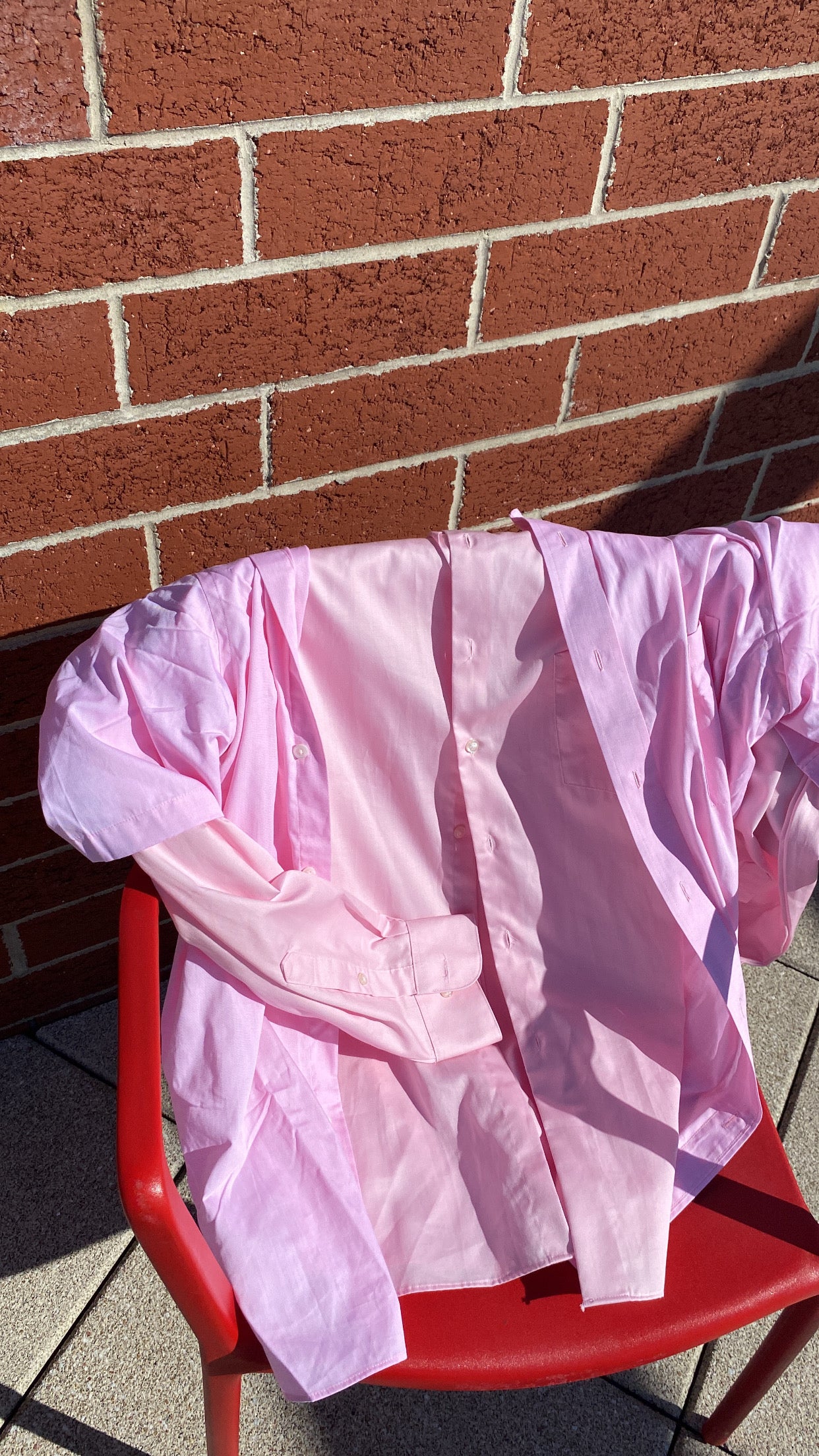 The Baby Double Pink Button-Down